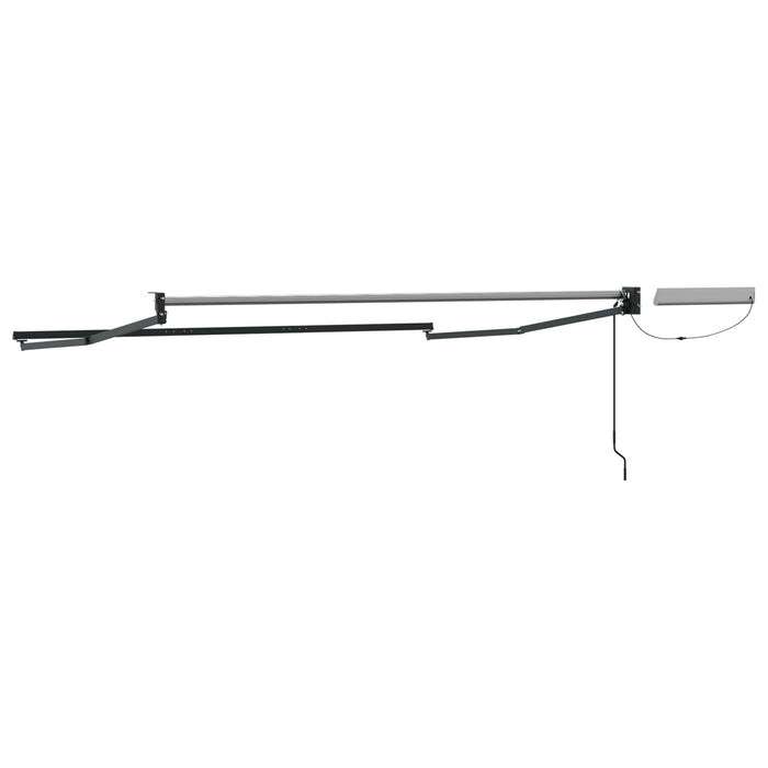 Cadru copertină retractabil electric Antracit 2,5 x 2 m Oțel - WALTI WALTI