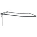 Cadru manual de marchiză cu LED-uri Antracit 4,5 × 3 m Aluminiu - WALTI WALTI