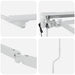 Cadru copertină retractabil electric Alb 3 x 2,5 m Oțel - WALTI WALTI