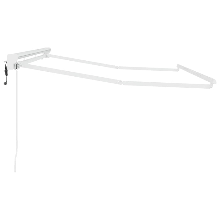 Cadru copertină retractabil electric Alb 3 x 2,5 m Oțel - WALTI WALTI