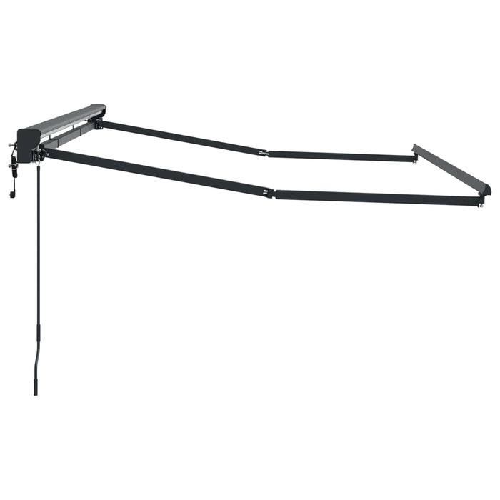 Cadru copertină retractabil electric Antracit 3,5 x 2 m Oțel - WALTI WALTI