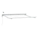 Cadru de copertină electrică cu LED-uri Alb 2,5 x 2 m Aluminiu - WALTI WALTI