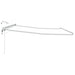 Cadru de copertină electrică cu LED-uri Alb 4 × 3 m Aluminiu - WALTI WALTI