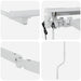 Cadru copertină retractabil electric Alb 4 × 3,5 m Oțel - WALTI WALTI