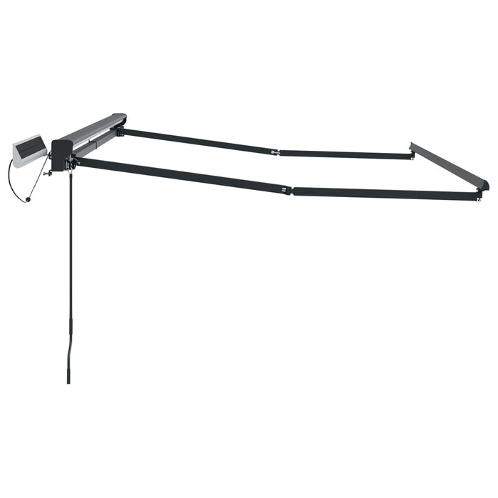 Cadru copertină retractabil electric Antracit 2,5 x 2 m Oțel - WALTI WALTI