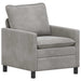 Canapea Gri deschis 76 x 81 x 87,5 cm Catifea - WALTI WALTI