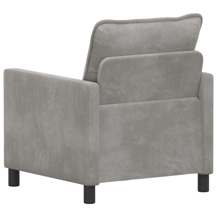 Canapea Gri deschis 76 x 81 x 87,5 cm Catifea - WALTI WALTI