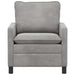 Canapea Gri deschis 76 x 81 x 87,5 cm Catifea - WALTI WALTI