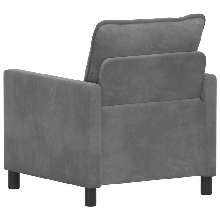 Canapea Gri închis 76 x 81 x 87,5 cm Catifea - WALTI WALTI
