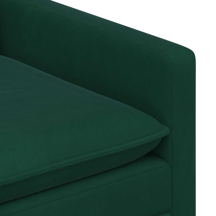 Canapea Verde închis 76 x 81 x 87,5 cm Catifea - WALTI WALTI