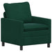 Canapea Verde închis 76 x 81 x 87,5 cm Catifea - WALTI WALTI