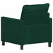 Canapea Verde închis 76 x 81 x 87,5 cm Catifea - WALTI WALTI