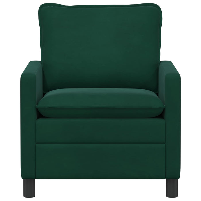 Canapea Verde închis 76 x 81 x 87,5 cm Catifea - WALTI WALTI