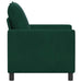 Canapea Verde închis 76 x 81 x 87,5 cm Catifea - WALTI WALTI