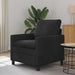 Canapea Negru 76 x 81 x 87,5 cm Catifea - WALTI WALTI
