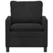 Canapea Negru 76 x 81 x 87,5 cm Catifea - WALTI WALTI