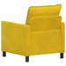 Canapea Galben 76 x 81 x 87,5 cm Catifea - WALTI WALTI