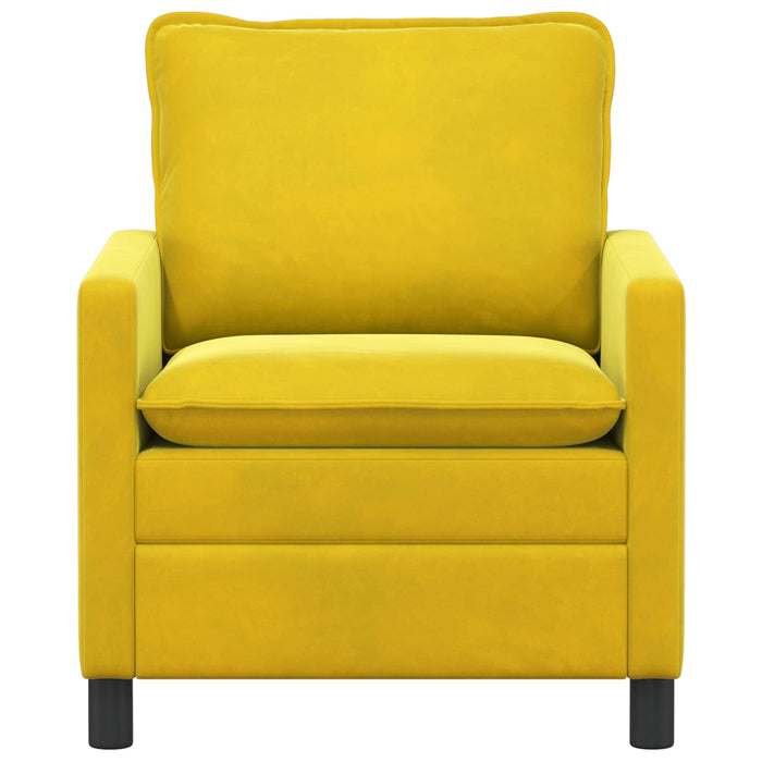 Canapea Galben 76 x 81 x 87,5 cm Catifea - WALTI WALTI