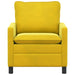 Canapea Galben 76 x 81 x 87,5 cm Catifea - WALTI WALTI