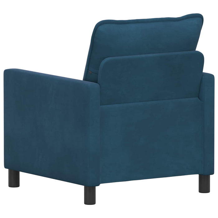 Canapea albastru 76 x 81 x 87,5 cm Catifea - WALTI WALTI
