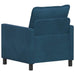 Canapea albastru 76 x 81 x 87,5 cm Catifea - WALTI WALTI