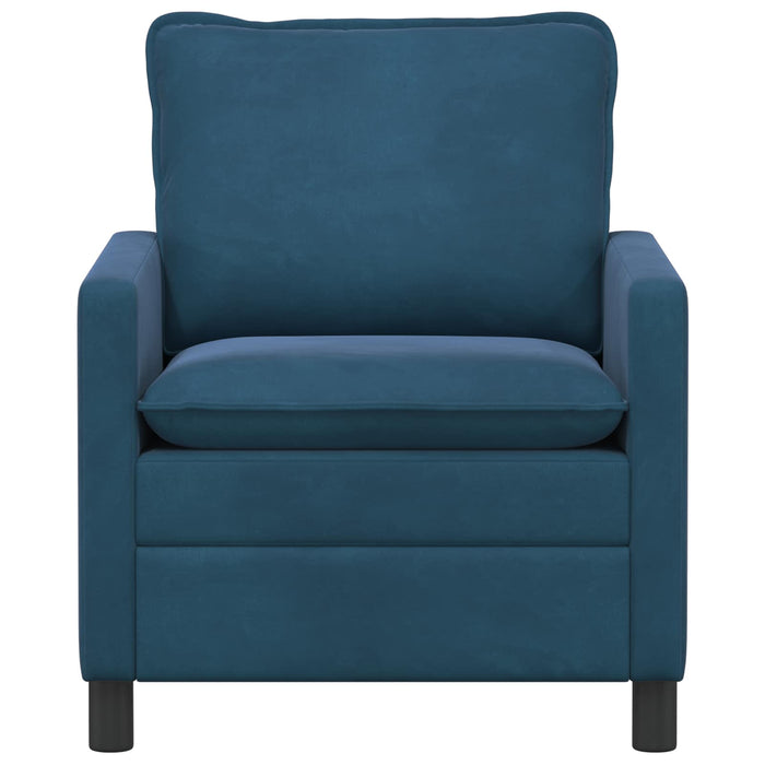 Canapea albastru 76 x 81 x 87,5 cm Catifea - WALTI WALTI