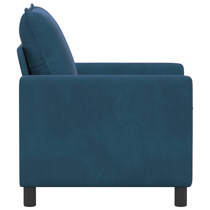 Canapea albastru 76 x 81 x 87,5 cm Catifea - WALTI WALTI