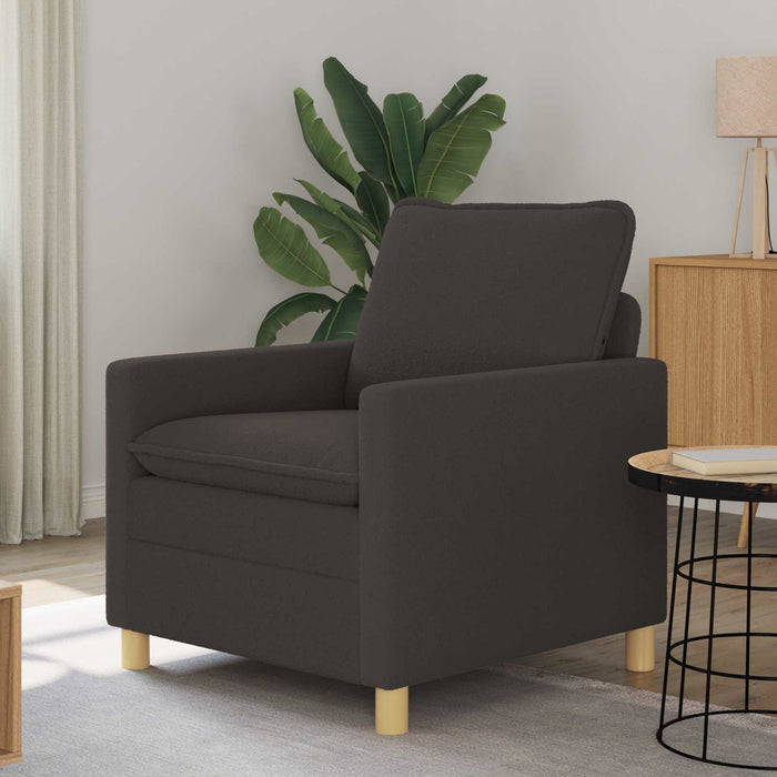 Canapea Gri închis 76 x 81 x 87,5 cm Țesătură WALTI