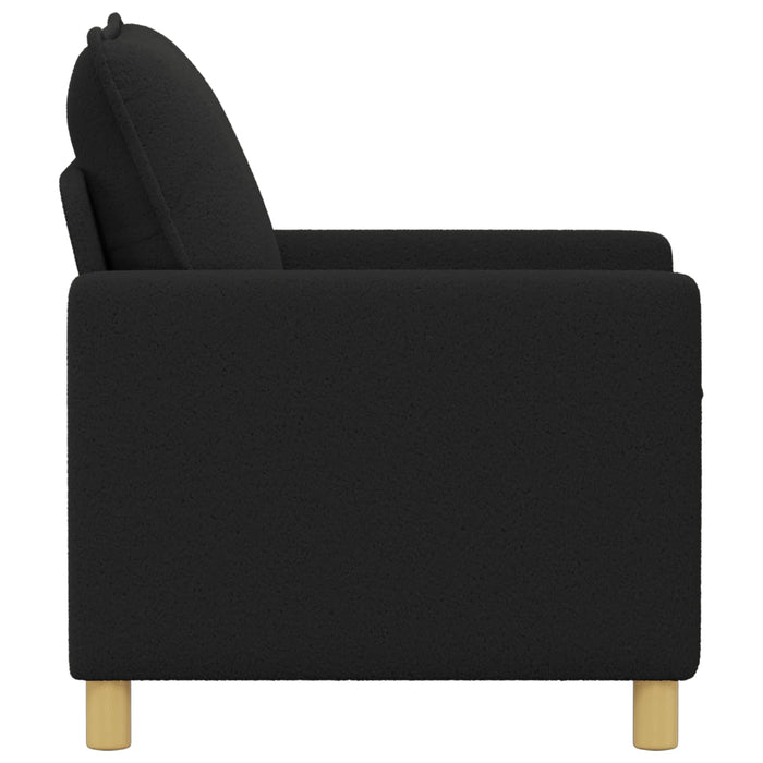 Canapea Negru 76 x 81 x 87,5 cm Țesătură - WALTI WALTI