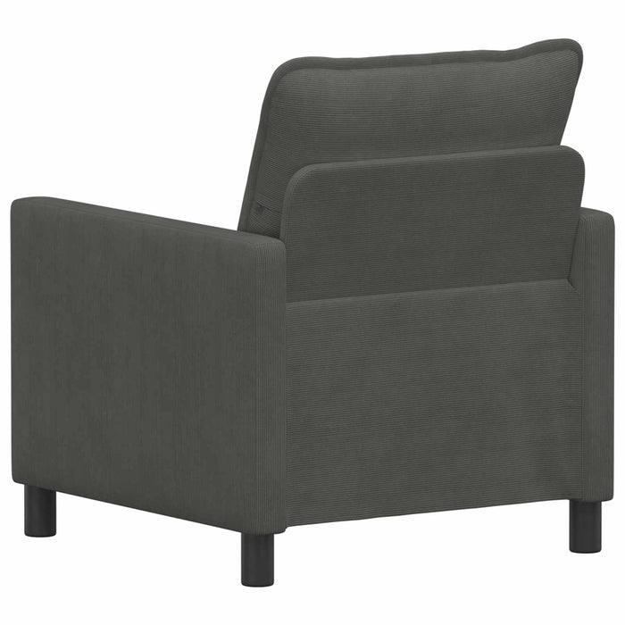 Canapea Gri închis 76 x 81 x 87,5 cm Țesătură - WALTI WALTI