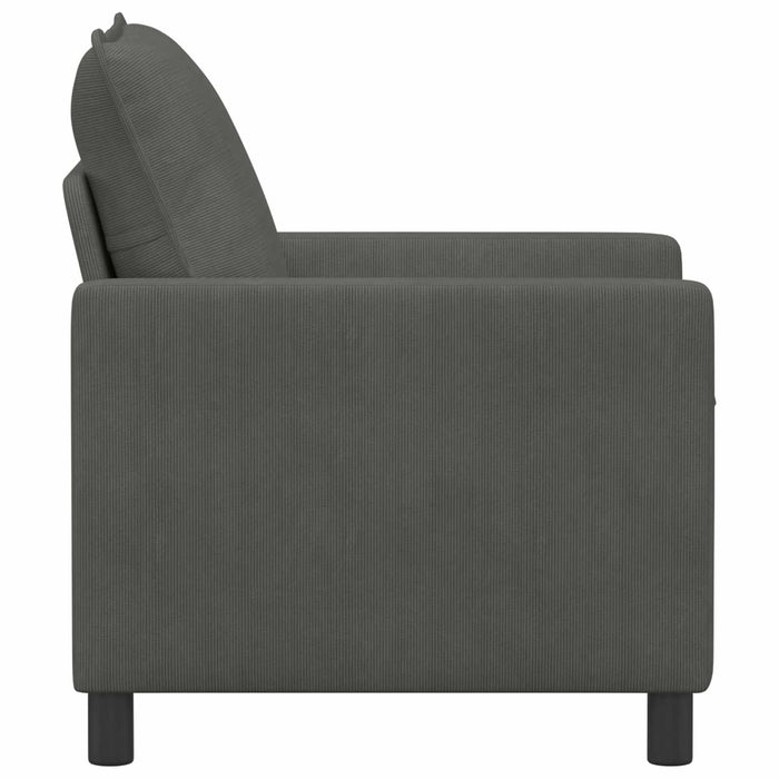 Canapea Gri închis 76 x 81 x 87,5 cm Țesătură - WALTI WALTI