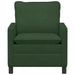 Canapea Verde Junglă 76 x 81 x 87,5 cm Țesătură - WALTI WALTI