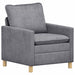 Canapea Gri deschis 76 x 81 x 87,5 cm Poliester - WALTI WALTI