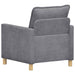 Canapea Gri deschis 76 x 81 x 87,5 cm Poliester - WALTI WALTI