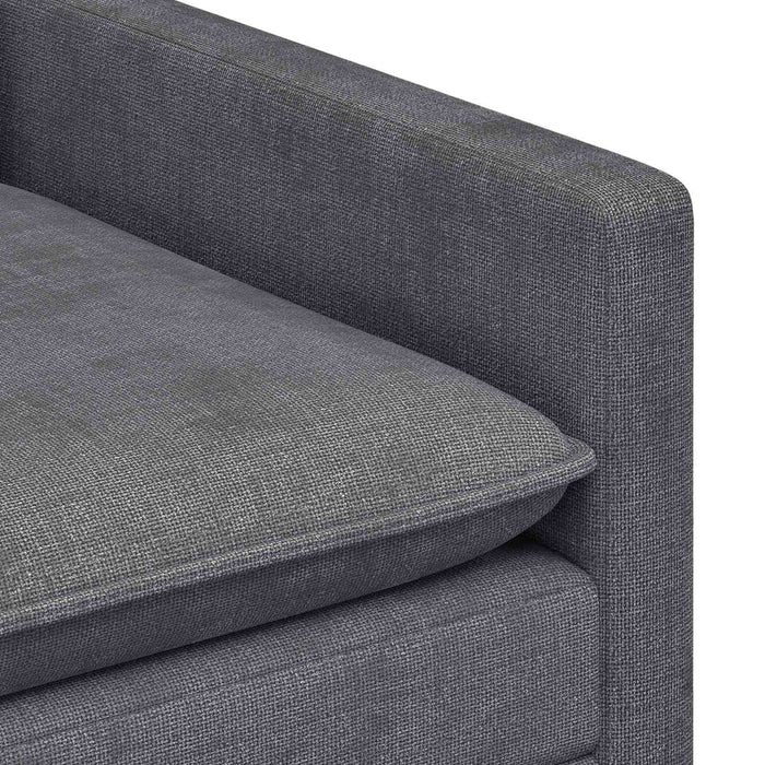 Canapea Gri închis 76 x 81 x 87,5 cm Poliester WALTI