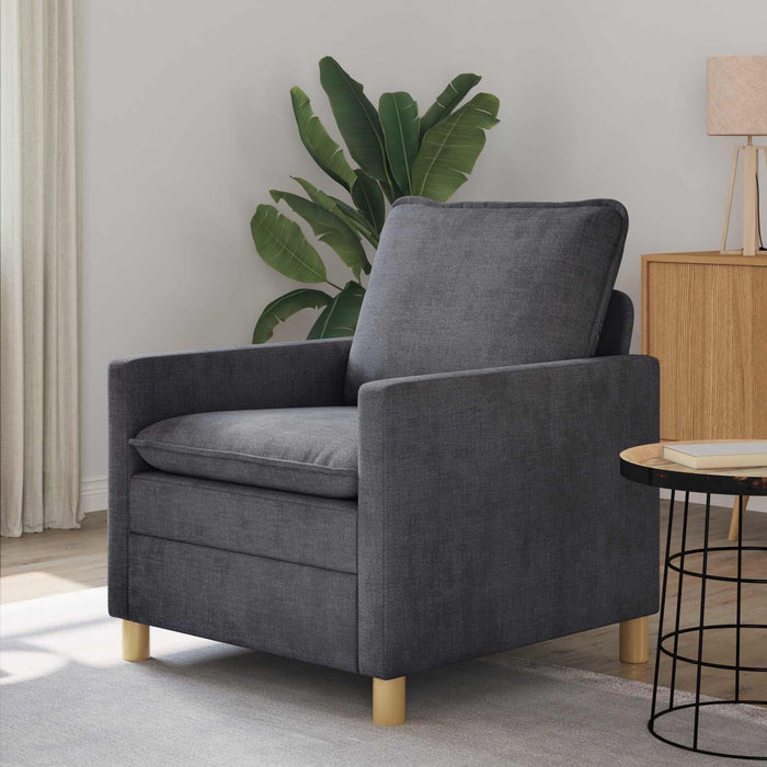 Canapea Gri închis 76 x 81 x 87,5 cm Poliester WALTI