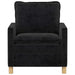 Canapea Negru 76 x 81 x 87,5 cm Poliester - WALTI WALTI