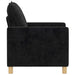 Canapea Negru 76 x 81 x 87,5 cm Poliester - WALTI WALTI