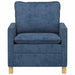 Canapea albastru 76 x 81 x 87,5 cm Poliester - WALTI WALTI