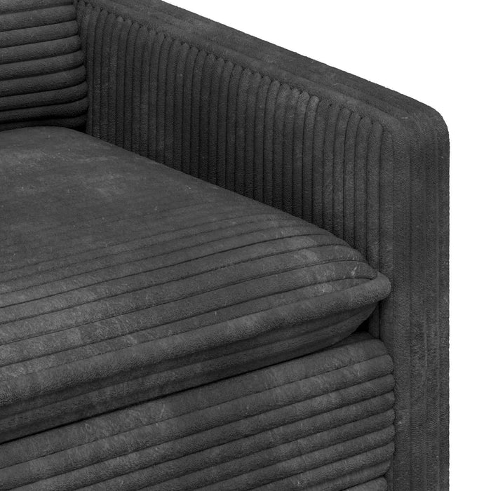 Canapea Gri închis 76 x 81 x 87,5 cm Poliester WALTI