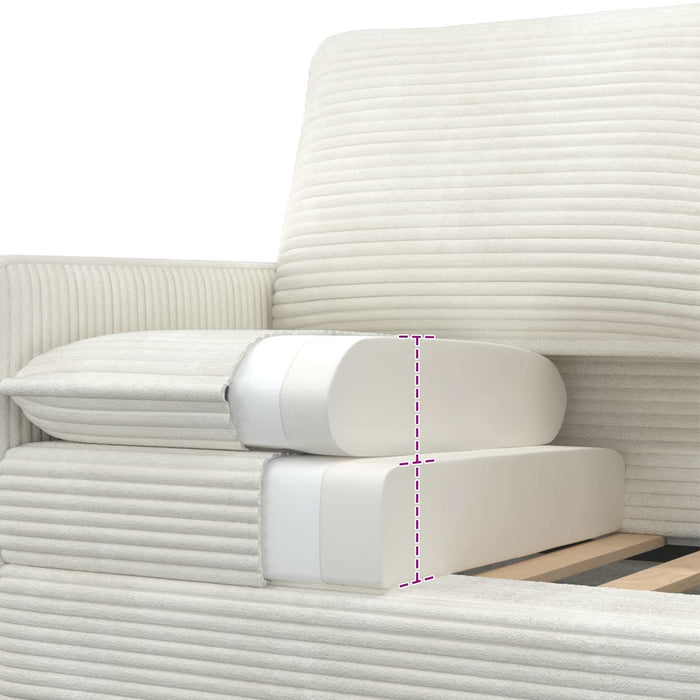 Canapea Crem 76 x 81 x 87,5 cm Poliester WALTI