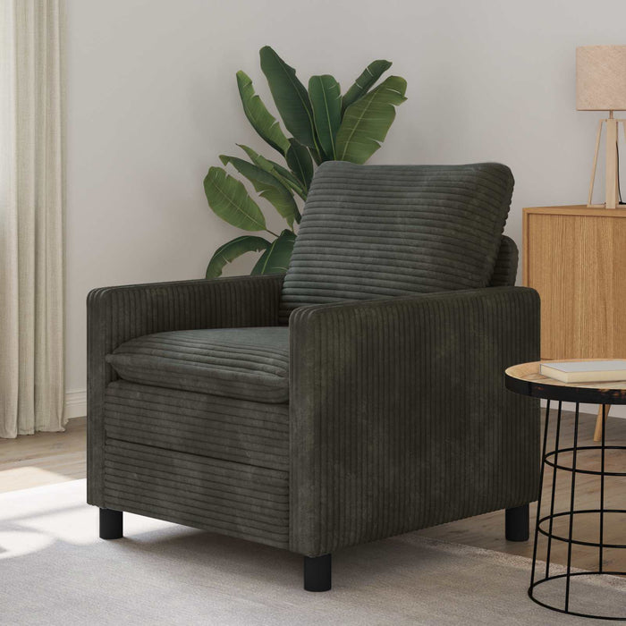 Canapea Antracit 76 x 81 x 87,5 cm Poliester - WALTI WALTI