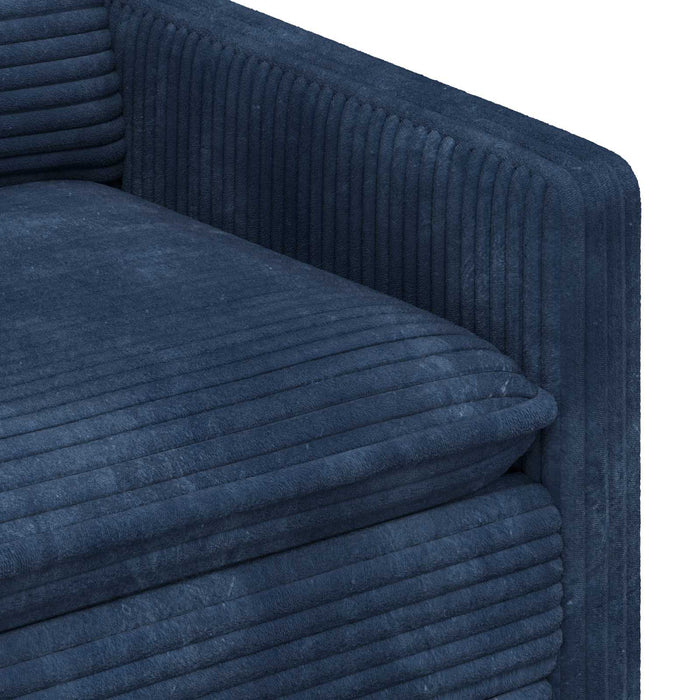 Canapea Albastru marin 76 x 81 x 87,5 cm Poliester WALTI