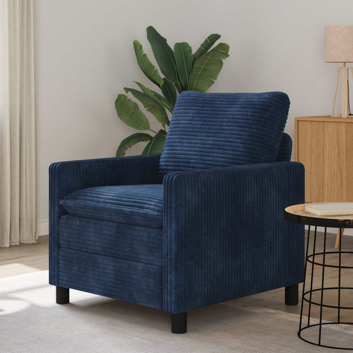 Canapea Albastru marin 76 x 81 x 87,5 cm Poliester WALTI