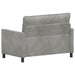 Canapea Gri deschis 126 x 81 x 87,5 cm Catifea - WALTI WALTI