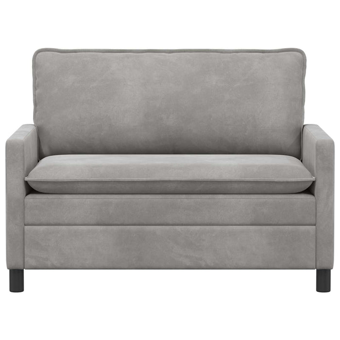 Canapea Gri deschis 126 x 81 x 87,5 cm Catifea - WALTI WALTI