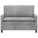 Canapea Gri deschis 126 x 81 x 87,5 cm Catifea - WALTI WALTI