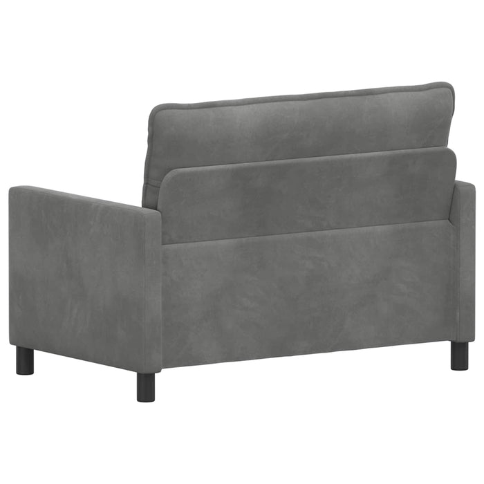 Canapea Gri închis 126 x 81 x 87,5 cm Catifea - WALTI WALTI