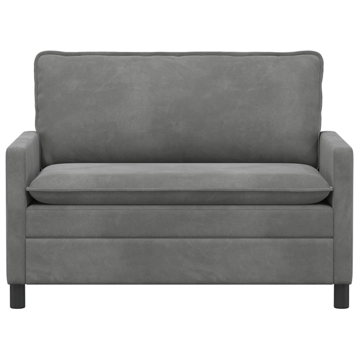 Canapea Gri închis 126 x 81 x 87,5 cm Catifea - WALTI WALTI