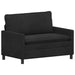 Canapea Negru 126 x 81 x 87,5 cm Catifea - WALTI WALTI